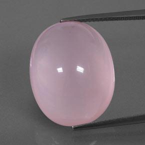 Quartzo rosa rosa natural 25,09ct, transparente, transparente/translúcido