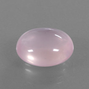 Quartzo rosa rosa natural 9,04ct, transparente, transparente/translúcido