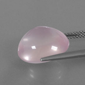Quartzo rosa rosa natural 10,04ct, transparente, transparente/translúcido