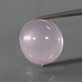 Quartzo rosa rosa natural 8,47ct, transparente, transparente/translúcido