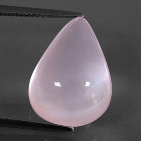 Quartzo rosa rosa natural 14,17ct, transparente, transparente/translúcido