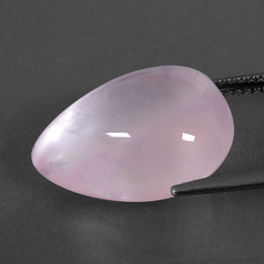 Quartzo rosa rosa natural 14,17ct, transparente, transparente/translúcido