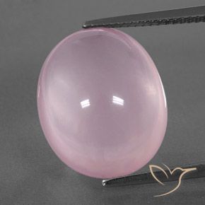 15.30ct Natural rosa rosa Quartzo Rosa, oval, Transparente/Translúcido
