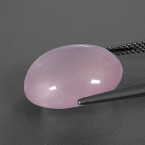 Quartzo rosa rosa natural 11,79ct, transparente, transparente/translúcido