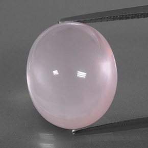 Quartzo rosa rosa natural 12,53ct, transparente, transparente/translúcido