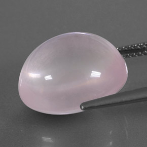 Quartzo rosa rosa natural 12,53ct, transparente, transparente/translúcido