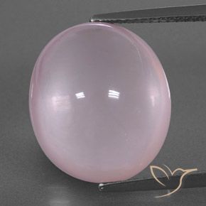 Quartzo Rosa Rosa chiclete Natural 13.93ct, Transparente, Transparente/Translúcido