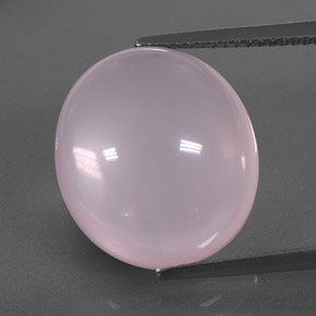 Quartzo rosa rosa natural 13,52ct, transparente, transparente/translúcido
