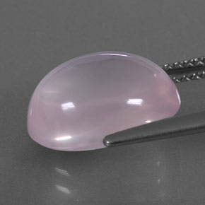 Quartzo rosa rosa natural 5,88ct, transparente, transparente/translúcido