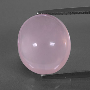 Quartzo rosa rosa natural 8,30ct, transparente, transparente/translúcido