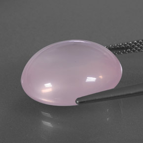 Quartzo rosa rosa natural 13,33ct, transparente, transparente/translúcido