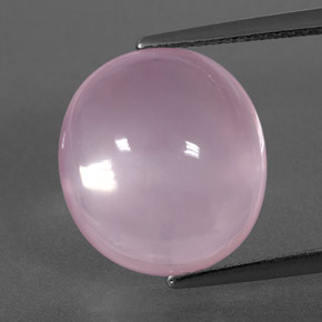 Quartzo rosa rosa natural 8,89ct, transparente, transparente/translúcido