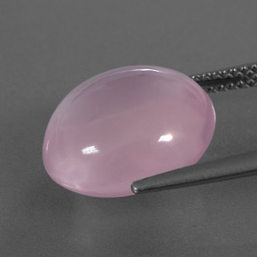 Quartzo rosa rosa natural 8,89ct, transparente, transparente/translúcido