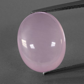 Quartzo rosa rosa natural 8,65ct, transparente, transparente/translúcido