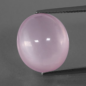 Quartzo rosa rosa natural 12,75ct, transparente, transparente/translúcido