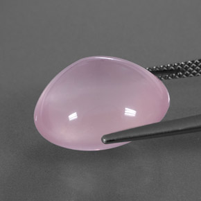 Quartzo rosa rosa natural 12,75ct, transparente, transparente/translúcido