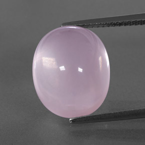 Quartzo rosa rosa natural 11,35ct, transparente, transparente/translúcido
