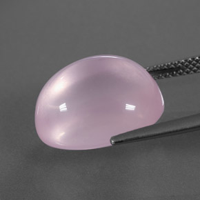 Quartzo rosa rosa natural 11,35ct, transparente, transparente/translúcido