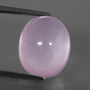 Quartzo rosa rosa natural 11,23ct, transparente, transparente/translúcido