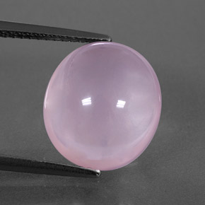 Quartzo rosa rosa natural 8,04ct, transparente, transparente/translúcido