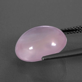 Quartzo rosa rosa natural 8,04ct, transparente, transparente/translúcido