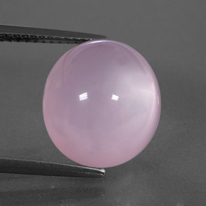 Quartzo rosa rosa natural 10,67ct, transparente, transparente/translúcido