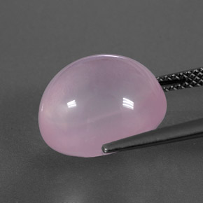 Quartzo rosa rosa natural 10,67ct, transparente, transparente/translúcido