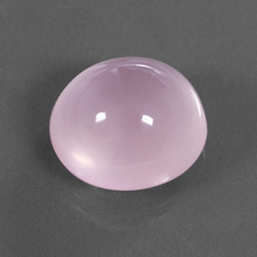 Quartzo rosa rosa natural 20,12ct, corte oval, transparente