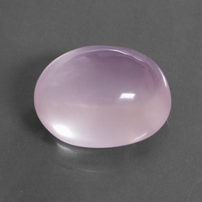 Quartzo rosa rosa natural 30,20ct, corte oval, transparente