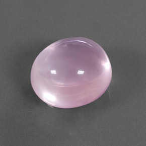 Quartzo rosa rosa natural 21,05ct, corte oval, transparente