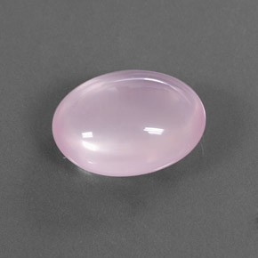Quartzo rosa rosa natural 13,78ct, corte oval, transparente