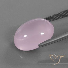 Quartzo Rosa Rosa chiclete Natural 16.64ct, oval, Transparente