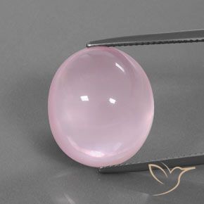 18.82ct Natural Luz rosa Quartzo Rosa, oval, Transparente