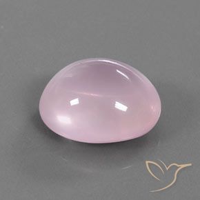 Quartzo Rosa Luz rosa Natural 18.82ct, oval, Transparente