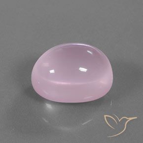 Quartzo Rosa Rosa chiclete Natural 16.93ct, Corte Oval, Transparente