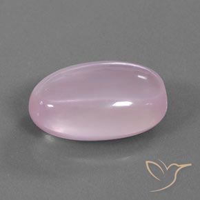 Quartzo Rosa Luz rosa Natural 18.72ct, oval, Transparente