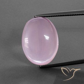 15.43ct Natural Rosa Cereja Claro Quartzo Rosa, oval, Transparente
