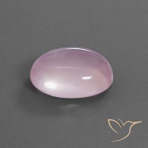 Quartzo Rosa Rosa Cereja Claro Natural 15.43ct, oval, Transparente