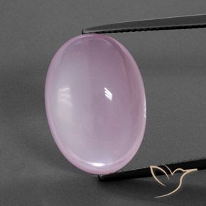 16.19ct Natural Rosa Cereja Claro Quartzo Rosa, oval, Transparente