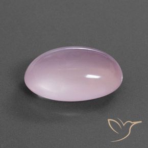 Quartzo Rosa Rosa Cereja Claro Natural 16.19ct, oval, Transparente
