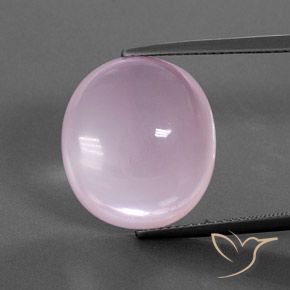 19.21ct Natural Luz rosa Quartzo Rosa, oval, Transparente