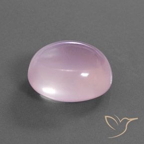 Quartzo Rosa Luz rosa Natural 19.21ct, oval, Transparente