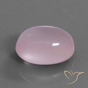 Quartzo Rosa Luz rosa Natural 24.95ct, oval, Transparente