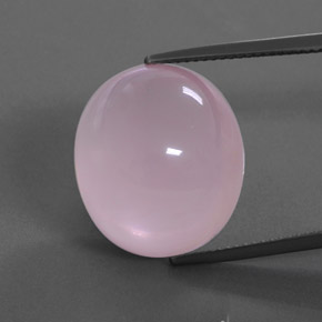 Quartzo rosa rosa natural 24,19ct, transparente, transparente/translúcido