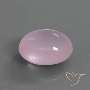Quartzo Rosa rosa médio Natural 17.81ct, oval, Transparente
