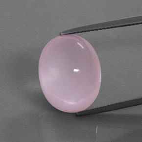 Quartzo Rosa rosa rosa Natural 15.57ct, Corte Oval, Transparente
