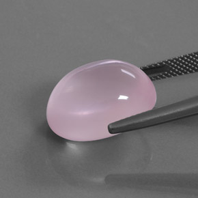 Quartzo Rosa rosa rosa Natural 15.57ct, Corte Oval, Transparente