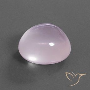 Quartzo rosa rosa natural 37,51ct, corte oval, transparente