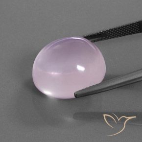 Quartzo Rosa Luz rosa Natural 20.73ct, oval, Transparente