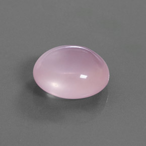Quartzo Rosa rosa médio Natural 16.44ct, Corte Oval, Transparente